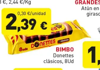 Hiperber BIMBO Donettes clásicos oferta