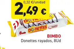 Hiperber BIMBO Donettes rayados oferta