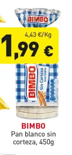 Hiperber BIMBO Pan blanco sin corteza oferta