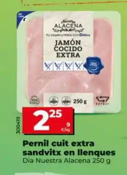 Dia Pernil cuit extra sandvitx en llenques oferta
