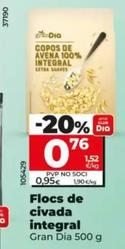 Dia Flocs de civada integral oferta