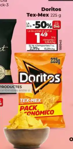 Dia DORITOS Tex-Mex oferta