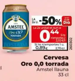 Dia Cervesa Oro 0,0 torrada oferta