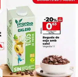 Dia Beguda de soja amb calci oferta