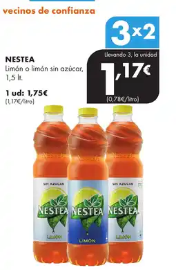 Supermercados Lupa NESTEA Limón o limón sin azúcar oferta