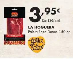 Supermercados Lupa LA HOGUERA Paleta Raza Duroc oferta