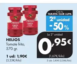Supermercados Lupa HELIOS Tomate frito oferta