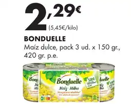 Supermercados Lupa BONDUELLE Maíz dulce oferta