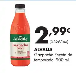 Supermercados Lupa ALVALLE Gazpacho Receta de temporada oferta