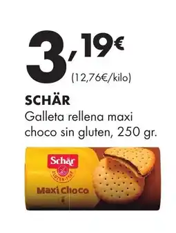 Supermercados Lupa SCHÄR Galleta rellena maxi choco sin gluten oferta