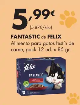 Supermercados Lupa FANTASTIC de FELIX Alimento para gatos festín de carne oferta
