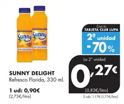 Supermercados Lupa SUNNY DELIGHT Refresco Florida oferta