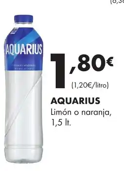 Supermercados Lupa AQUARIUS Limón o naranja oferta