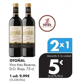 Supermercados Lupa OTOÑAL Vino tinto Reserva, D.O. Rioja oferta