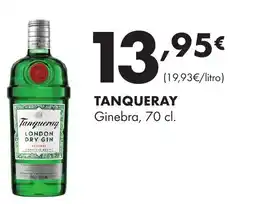 Supermercados Lupa TANQUERAY Ginebra oferta