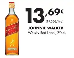 Supermercados Lupa JOHNNIE WALKER Whisky Red Label oferta