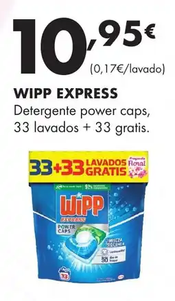 Supermercados Lupa WIPP EXPRESS Detergente power caps oferta