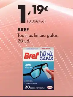 Supermercados Lupa BREF Toallitas limpia gafas oferta