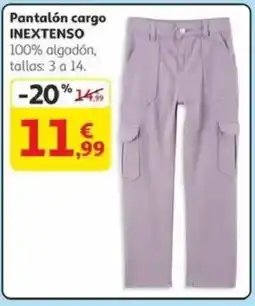 Alcampo INEXTENSO Pantalón cargo oferta