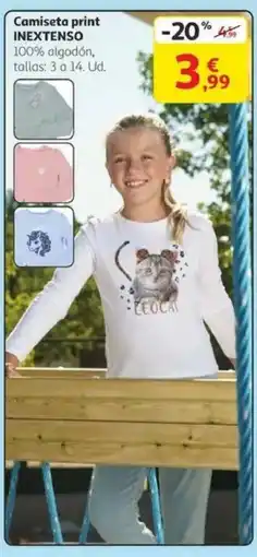 Alcampo INEXTENSO Camiseta print oferta