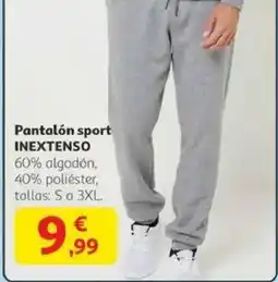 Alcampo INEXTENSO Pantalón sport oferta