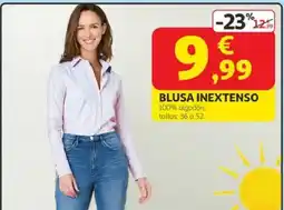 Alcampo INEXTENSO Blusa oferta