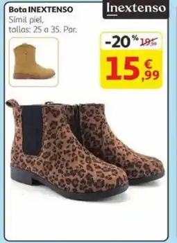 Alcampo INEXTENSO Bota oferta