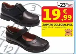 Alcampo Zapato colegial piel oferta