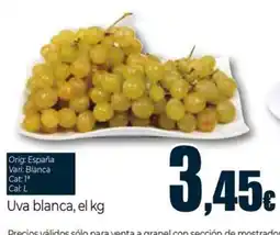 Unide Supermercados Uva blanca oferta