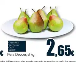 Unide Supermercados Pera Devoer oferta