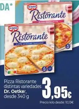 Unide Supermercados DR OETKER Pizza Ristorante distintas variedades oferta