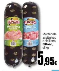 Unide Supermercados ELPOZO Mortadela aceitunas o siciliana oferta