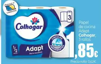 Unide Supermercados COLHOGAR Papel de cocina Adapt oferta
