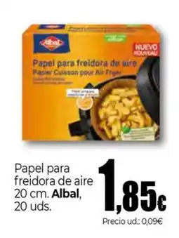 Unide Supermercados ALBAL Papel para freidora de aire oferta