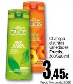 Unide Supermercados FRUCTIS Champú distintas variedades oferta