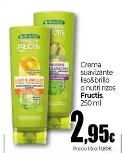 Unide Supermercados FRUCTIS Crema suavizante liso&brillo o nutri rizos oferta