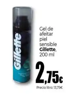 Unide Supermercados GILLETTE Gel de afeitar piel sensible oferta