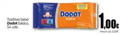 Unide Supermercados DODOT Toallitas bebé oferta