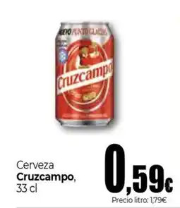 Unide Supermercados CRUZCAMPO Cerveza oferta