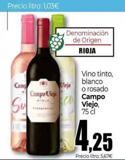 Unide Supermercados CAMPO VIEJO Vino tinto, blanco o rosado oferta