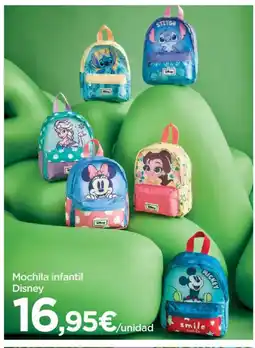 Hipercor Mochila infantil Disney oferta