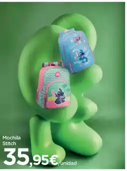 Hipercor Mochila Stitch oferta