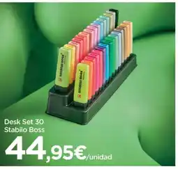 Hipercor Desk Set 30 Stabilo Boss oferta