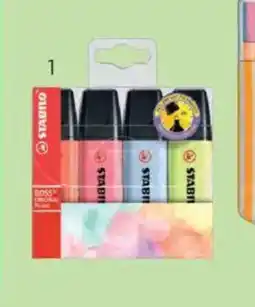 Hipercor STABILO Pack de 4 marcadores fluorescentes Boss Original Pastel oferta