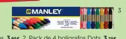 Hipercor MANLEY Caja de 15 ceras oferta