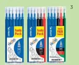 Hipercor Pack de 6 recargas del boligrafo Frixion Clicker oferta