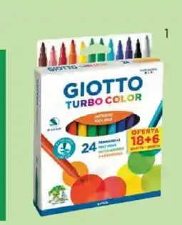Hipercor GIOTTO Pack de 18 rotuladores Turbo Color oferta