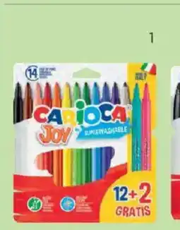 Hipercor CARIOCA Pack de 12 rotuladores punta fina Joy oferta