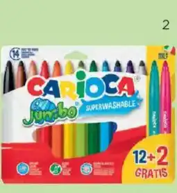 Hipercor Pack de 12 rotuladores punta gruesa jumbo oferta