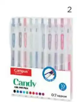 Hipercor Pack de 10 boligrafos Candy oferta
